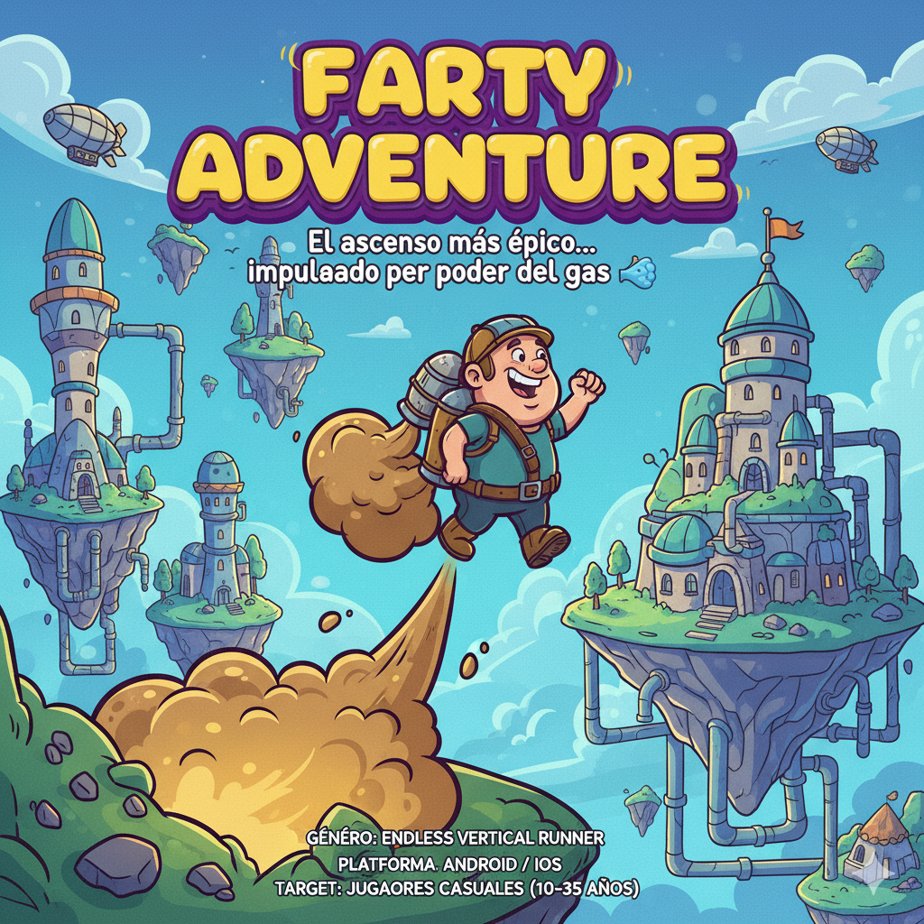 Mockup de Farty Adventure